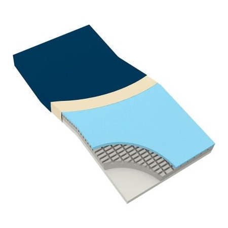 Dynarex Dynarex DynaRest Premium Visco-Gel Infused Foam Mattress, 84inL x 36inW x 6inH 10427